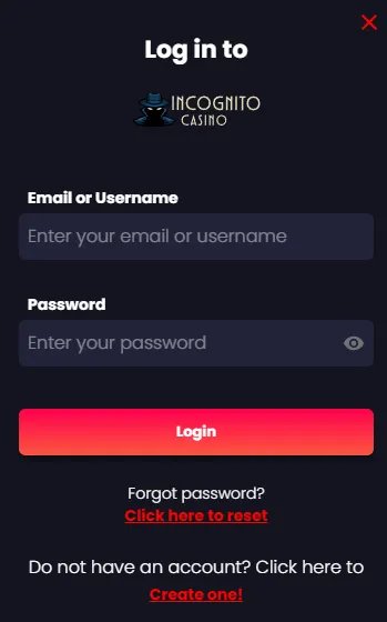 A look at incognito casino online
